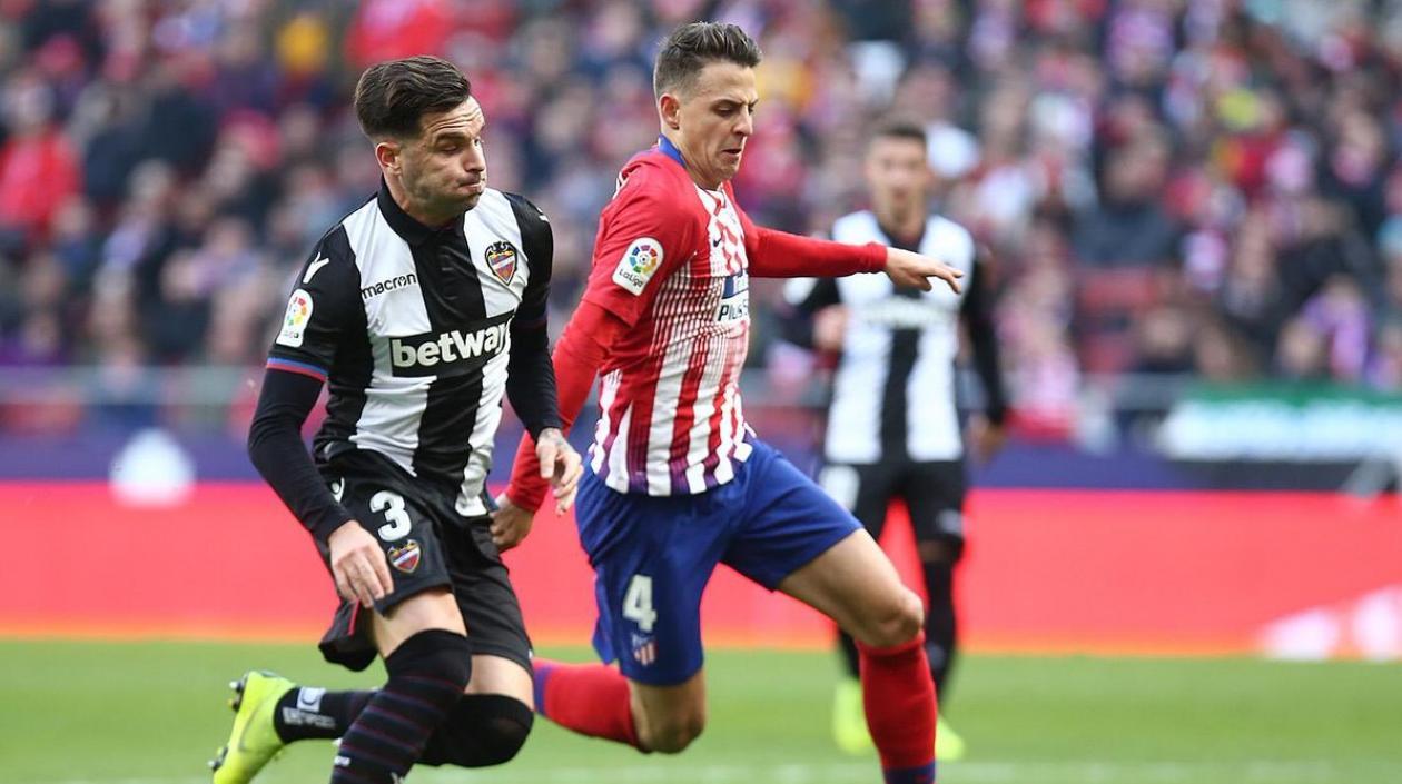 Santiago Arias, defensa colombiano del Atlético de Madrid. 