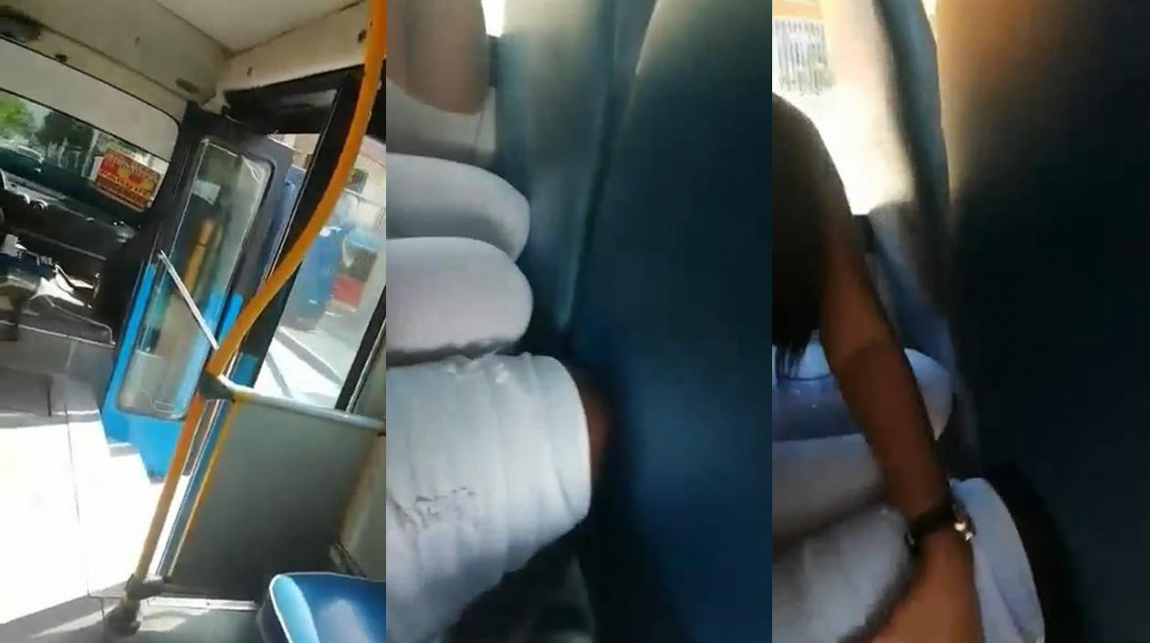 Imágenes de la grabación.