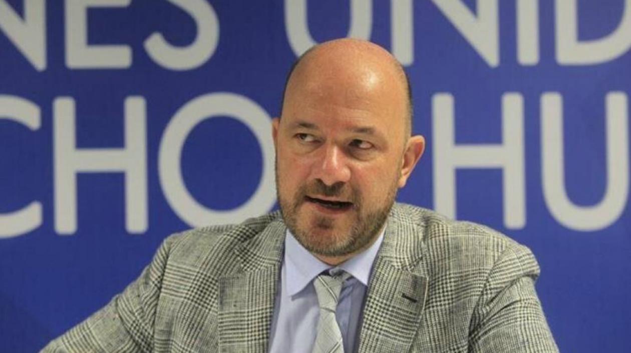 El representante en Colombia de la Oficina de la Alta Comisionada, Alberto Brunori.