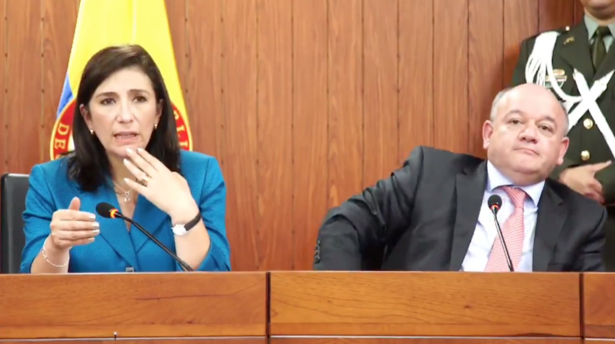 Gloria Stella Ortiz y José Fernando Reyes, magistrados de la Corte Constitucional.