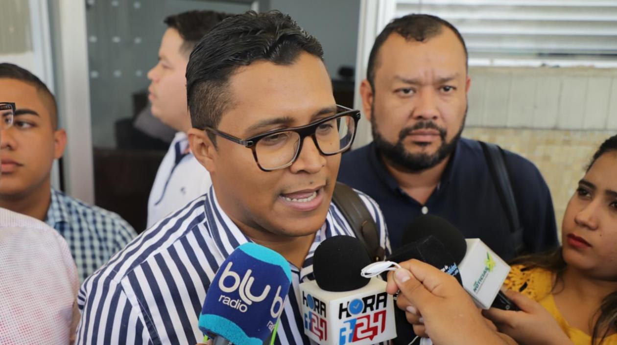 Edwin Arteaga, abogado del exalcalde Carlos Altahona.