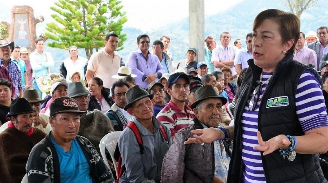 Directora de la Agencia de Desarrollo Rural (ADR), Claudia Ortiz Rodríguez.