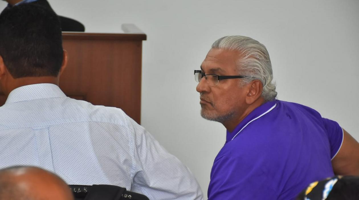 Pedro Echeverría Herrera, en audiencia.