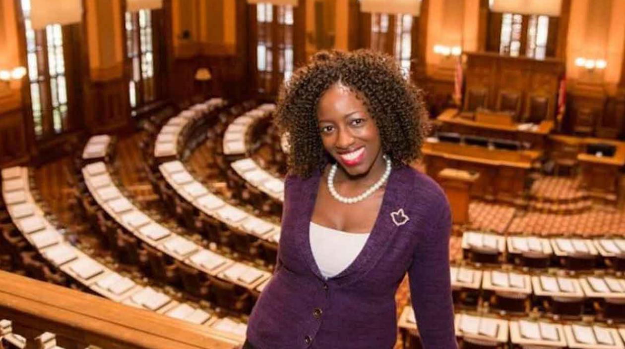 Dar'shun Kendrick, la líder de la minoría demócrata en el Congreso estatal.