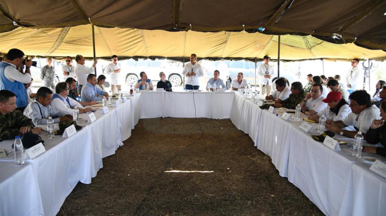 El Presidente Duque en La Paz, Cesar.