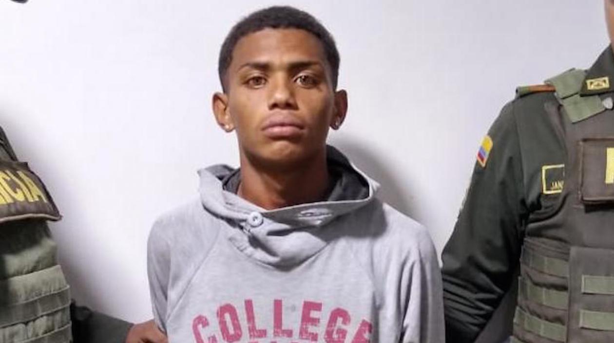 Adrián Andrés Valdovinos Guzmán, capturado.