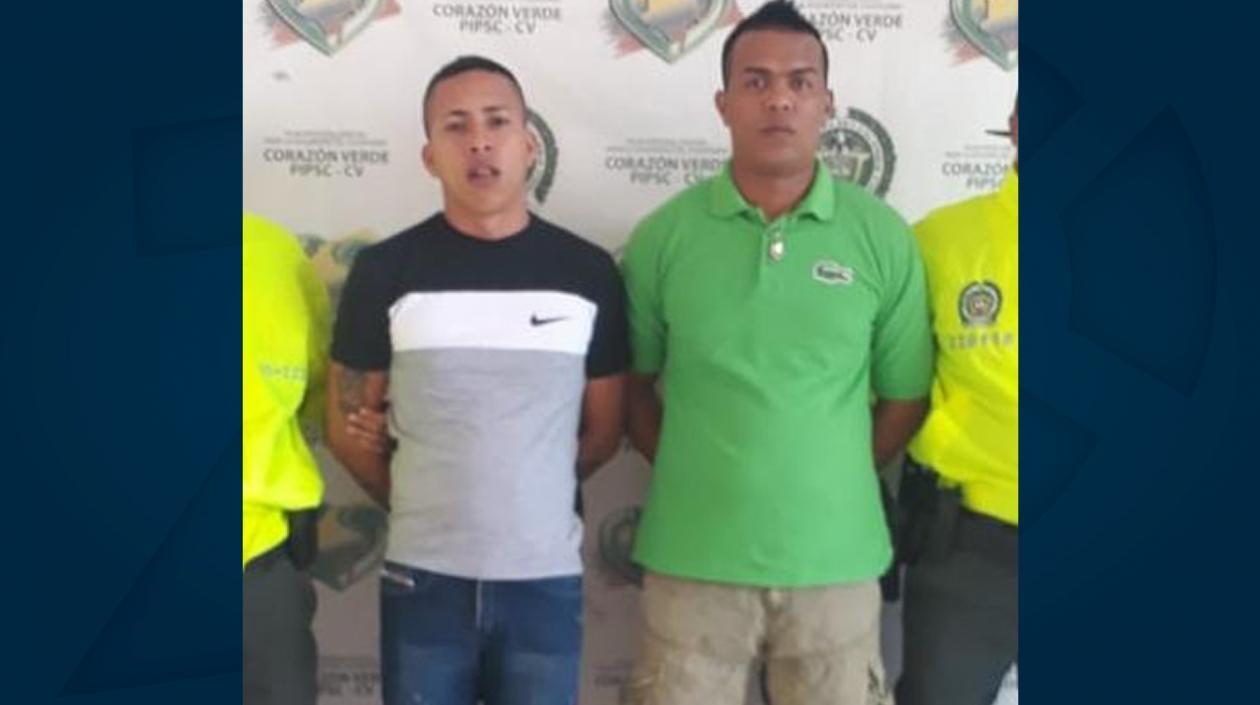  Arnulfo Hernández Robles, de 25 años, y Anthony José Herrera Mercado, de 24 años, fueron capturados por homicidio.