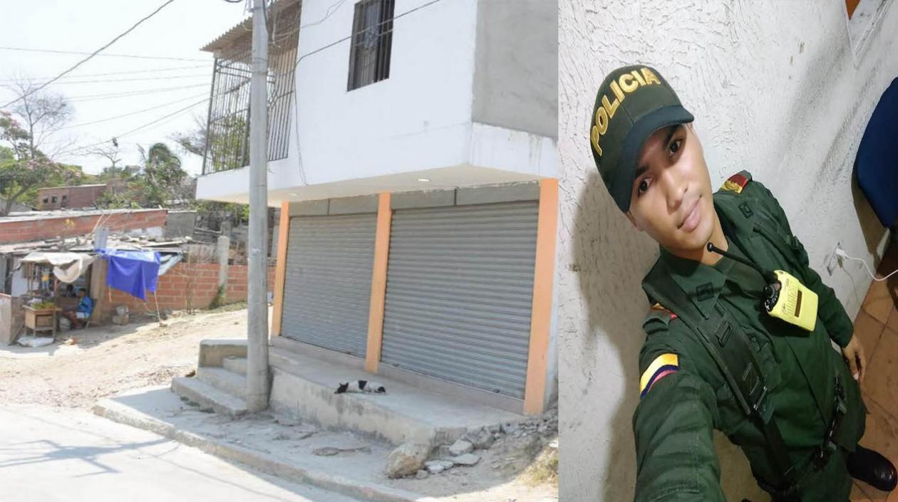 Lugar donde fue asesinado Víctor Meléndez.