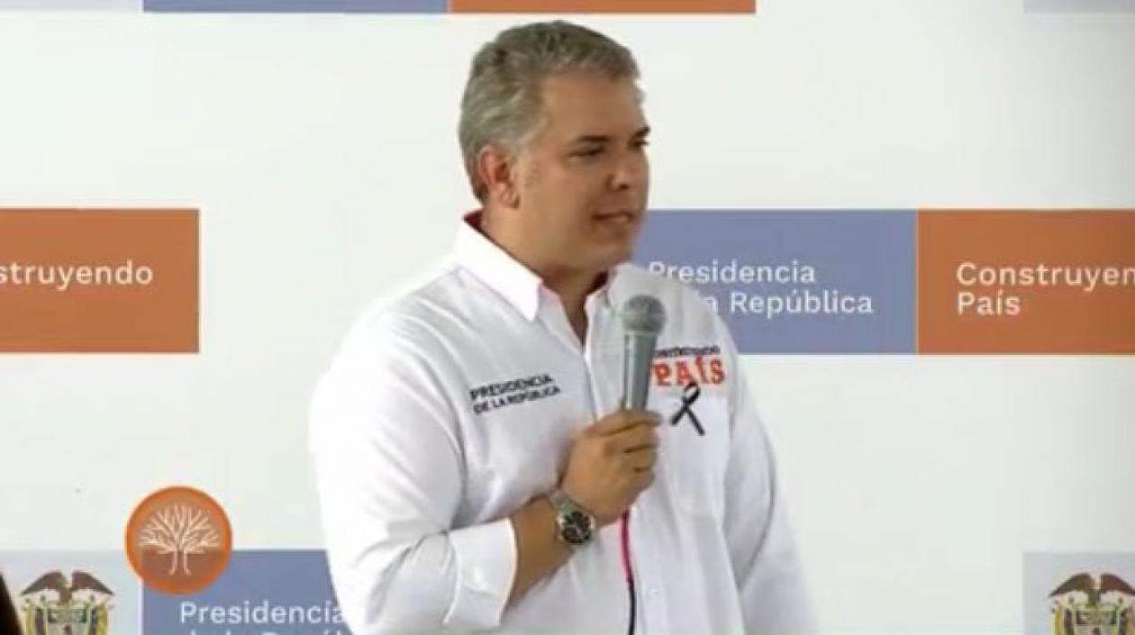 Iván Duque, Presidente de la República.
