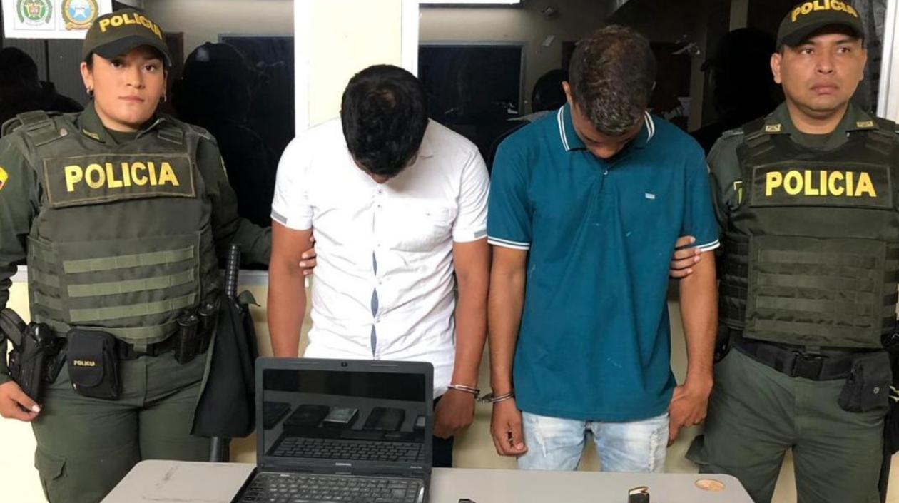 Los capturados fueron conducidos a la URI de la Fiscalía de Soledad.