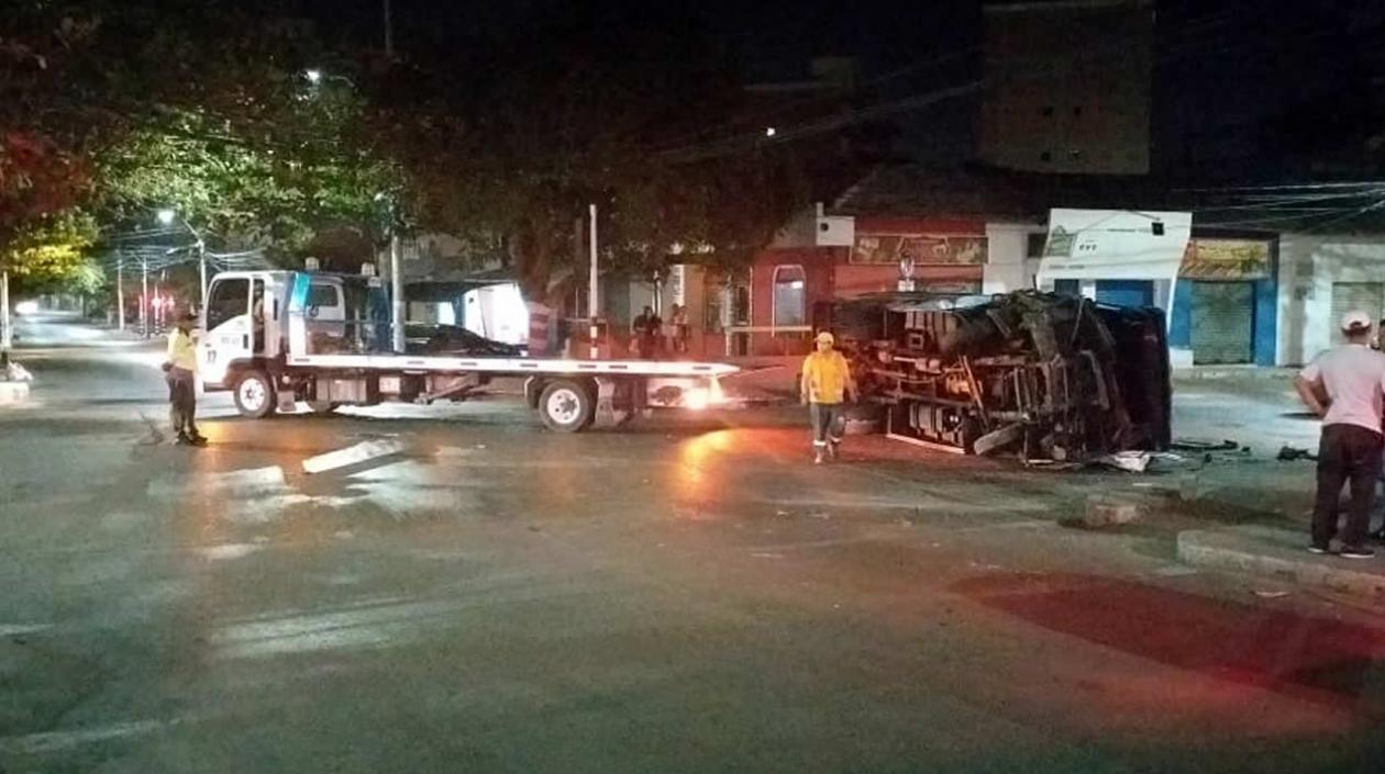 Choque en la calle 70 con carrera 44