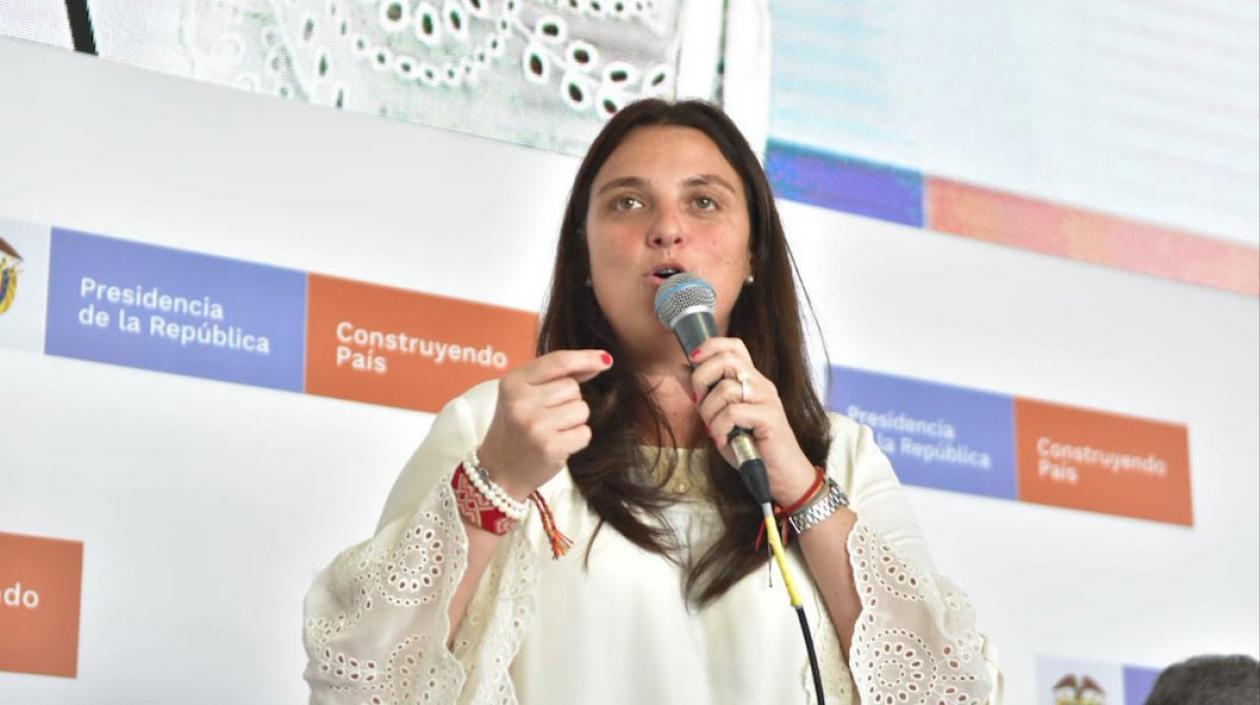 Karen Abudinen, Alta Consejera Presidencial para las Regiones.