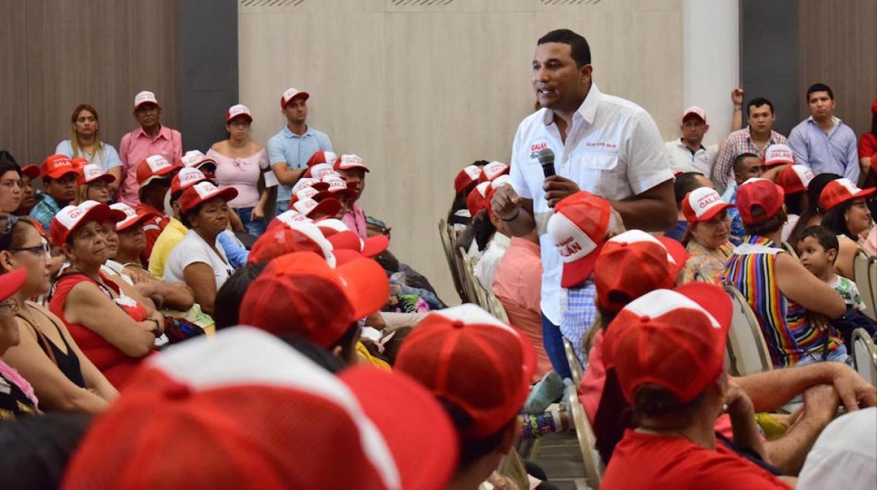 Óscar David Galán, precandidato Liberal a la Gobernación del Atlántico.
