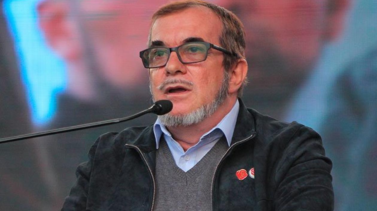 Rodrigo Londoño, conocido como Timochenko', líder del Partido de la FARC.