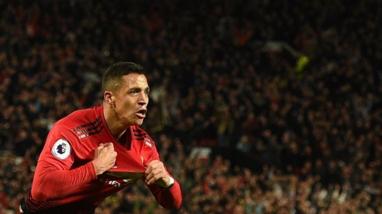 Alexis Sánchez, delantero chileno. 