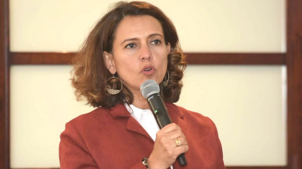 Nancy Patricia Gutiérrez, Ministra del Interior.