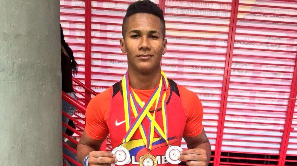 Kevin Sandoval, pesista. 