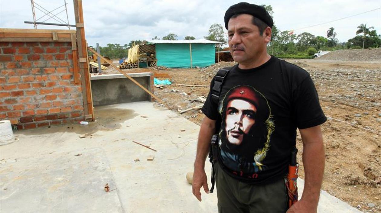 El exlíder de las FARC Henry Castellanos Garzón, alias Romaña