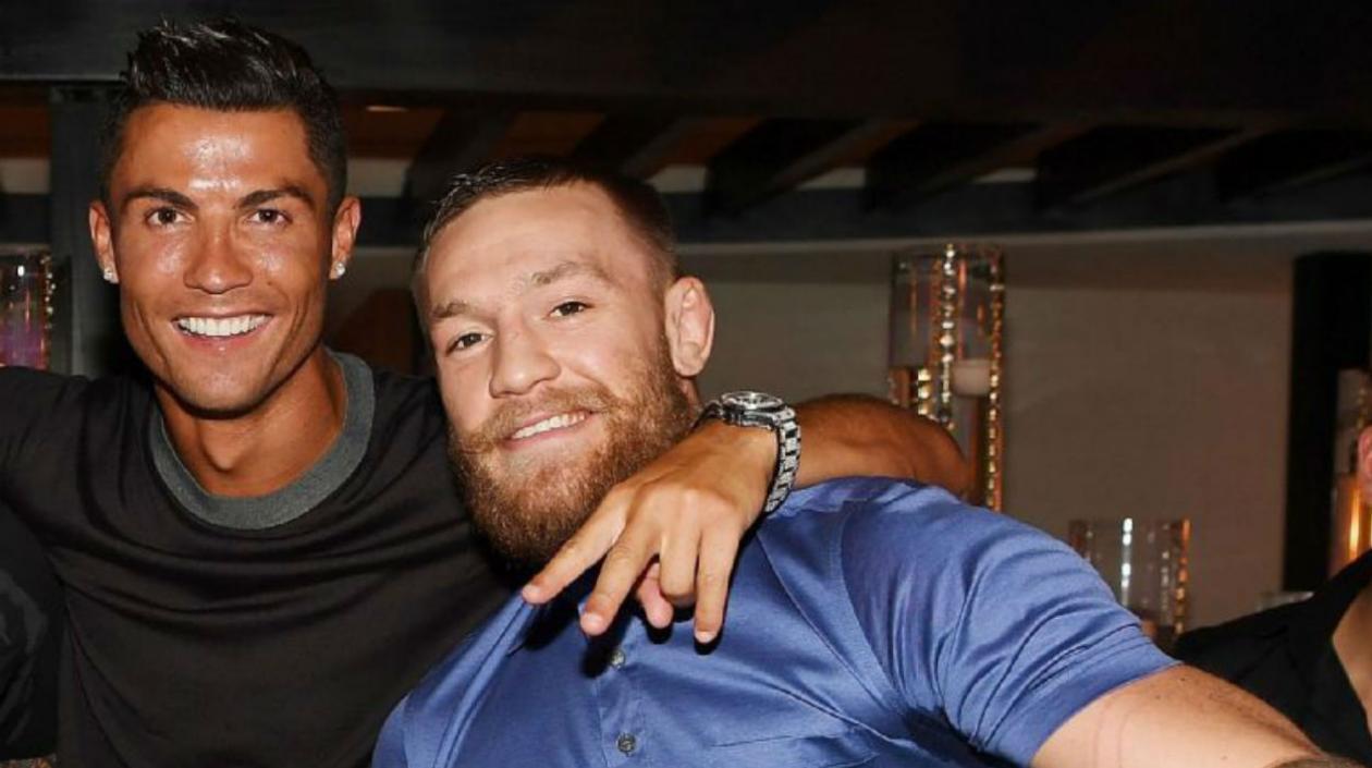 Cristiano Ronaldo y Connor McGregor. 