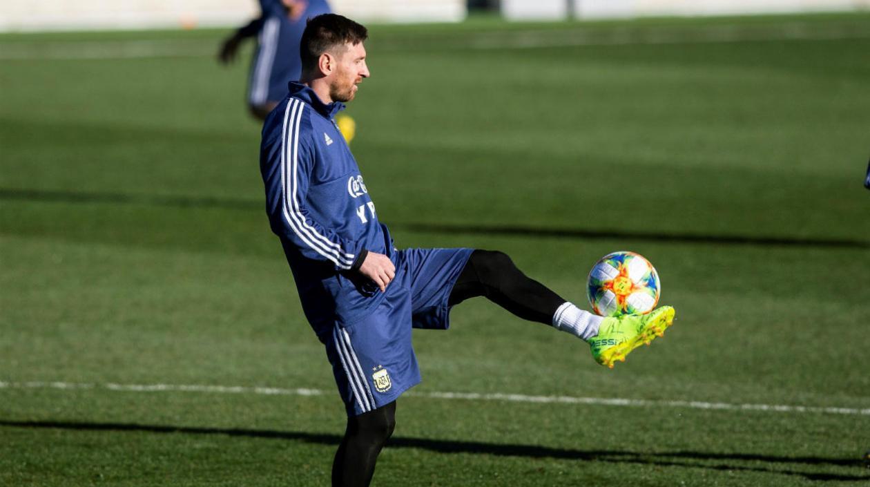 Lionel Messi, estrella de la Selección Argentina. 