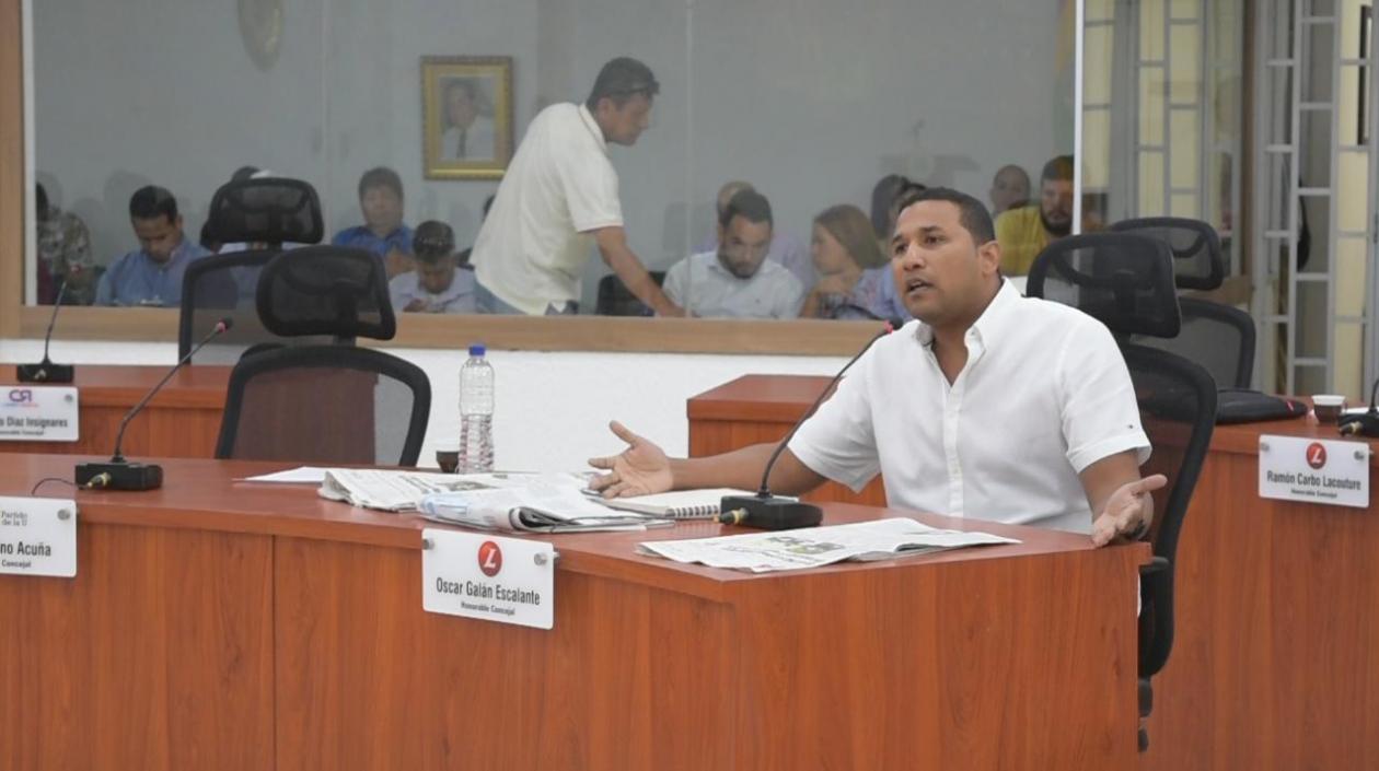 Óscar David Galán, precandidato Liberal a la Gobernación del Atlántico.