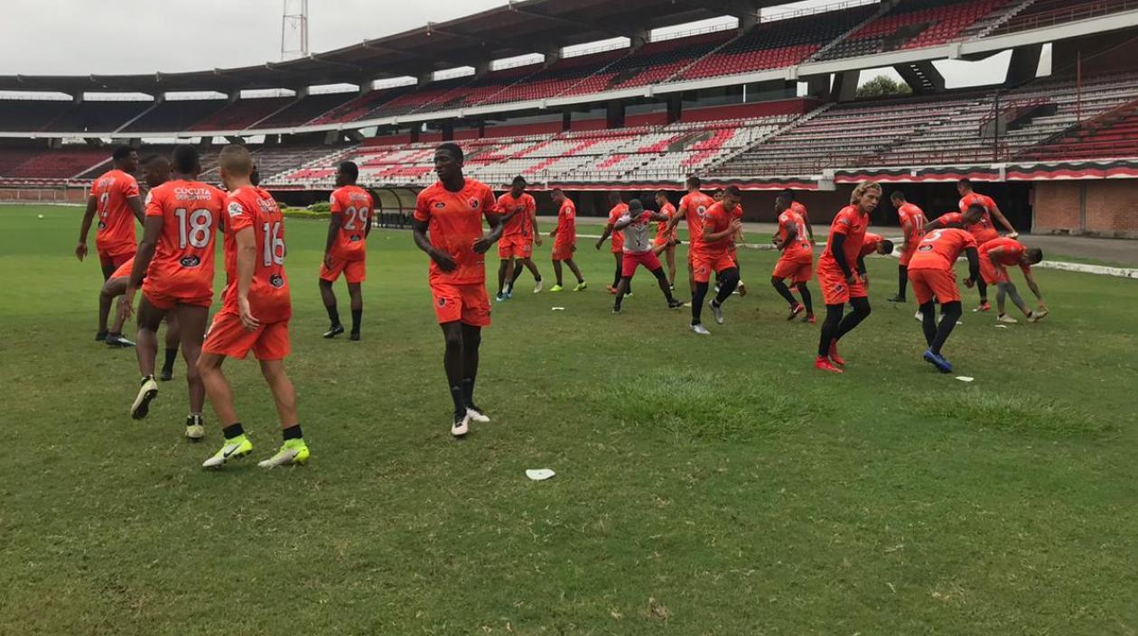 Jugadores del Cúcuta Deportivo. 