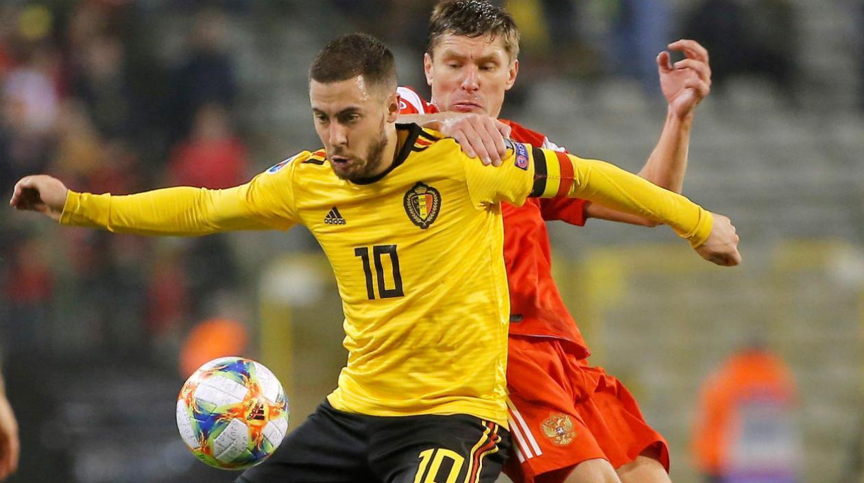 Eden Hazard, jugador de la Selección Bélgica. 