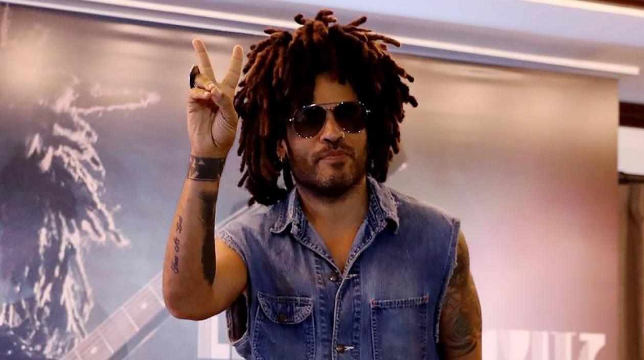 El músico estadounidense Lenny Kravitz.