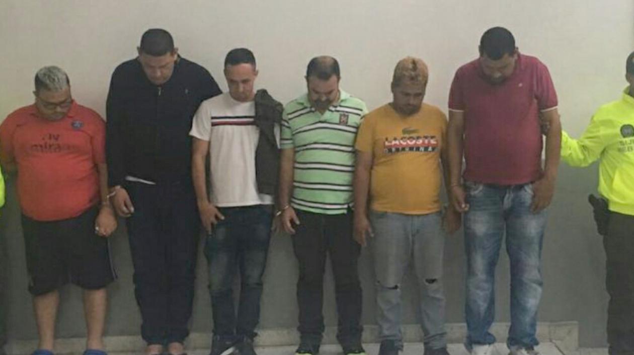 Los capturados por delitos informáticos.