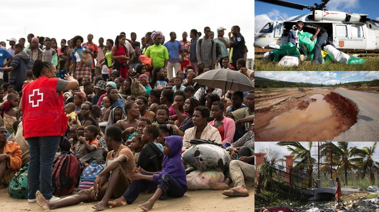 Damnificados en Mozambique son 482.974, según cifras del gobierno.
