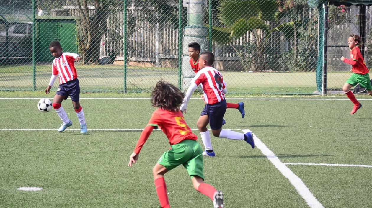 Partido entre Junior y Barranquilla FC. 