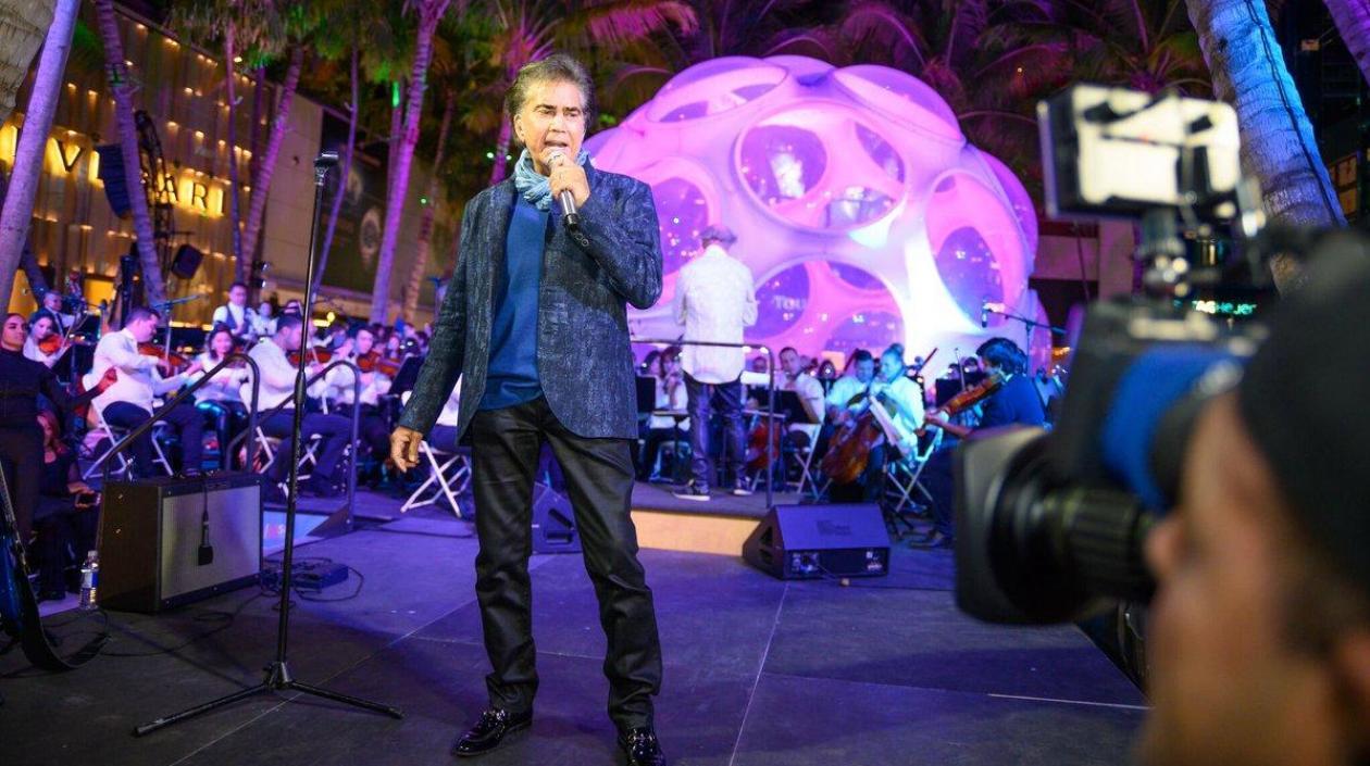 El cantante venezolano José Luis Rodríguez "El Puma".