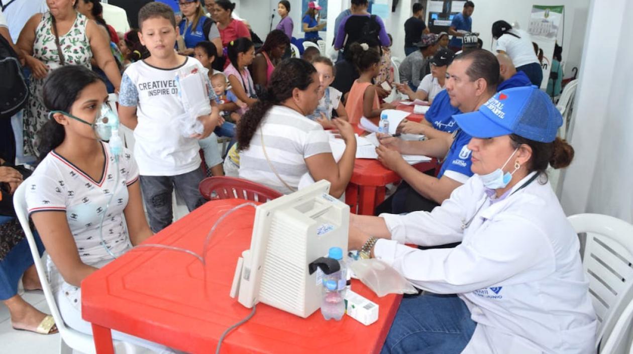 La jornada fue desarrollada por un equipo interdisciplinario de salud.