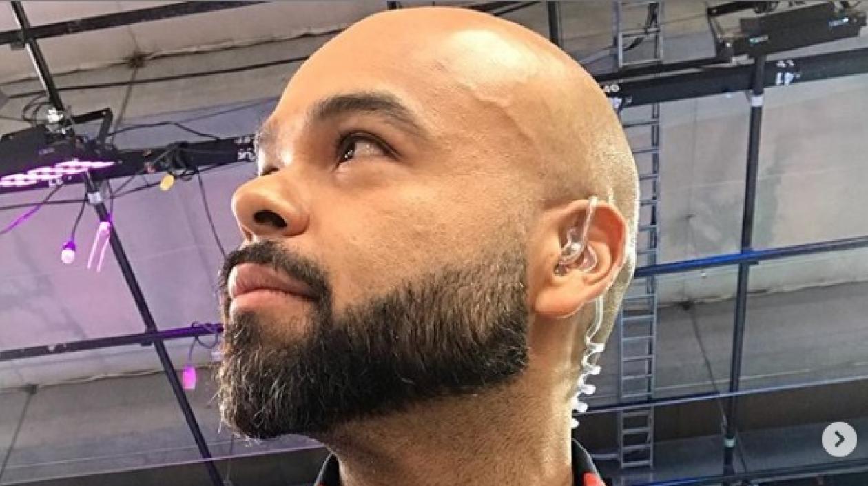 El presentador Carlos Vargas.