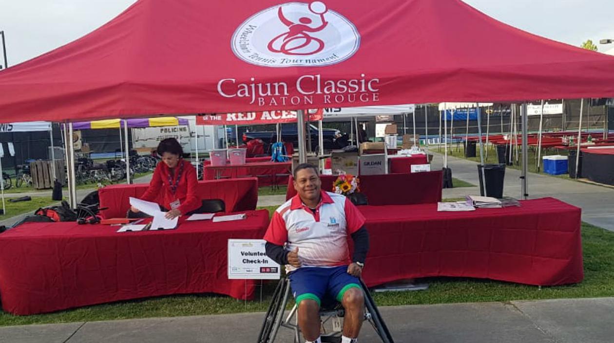 Eliécer Oquendo, tenista del Atlántico. 