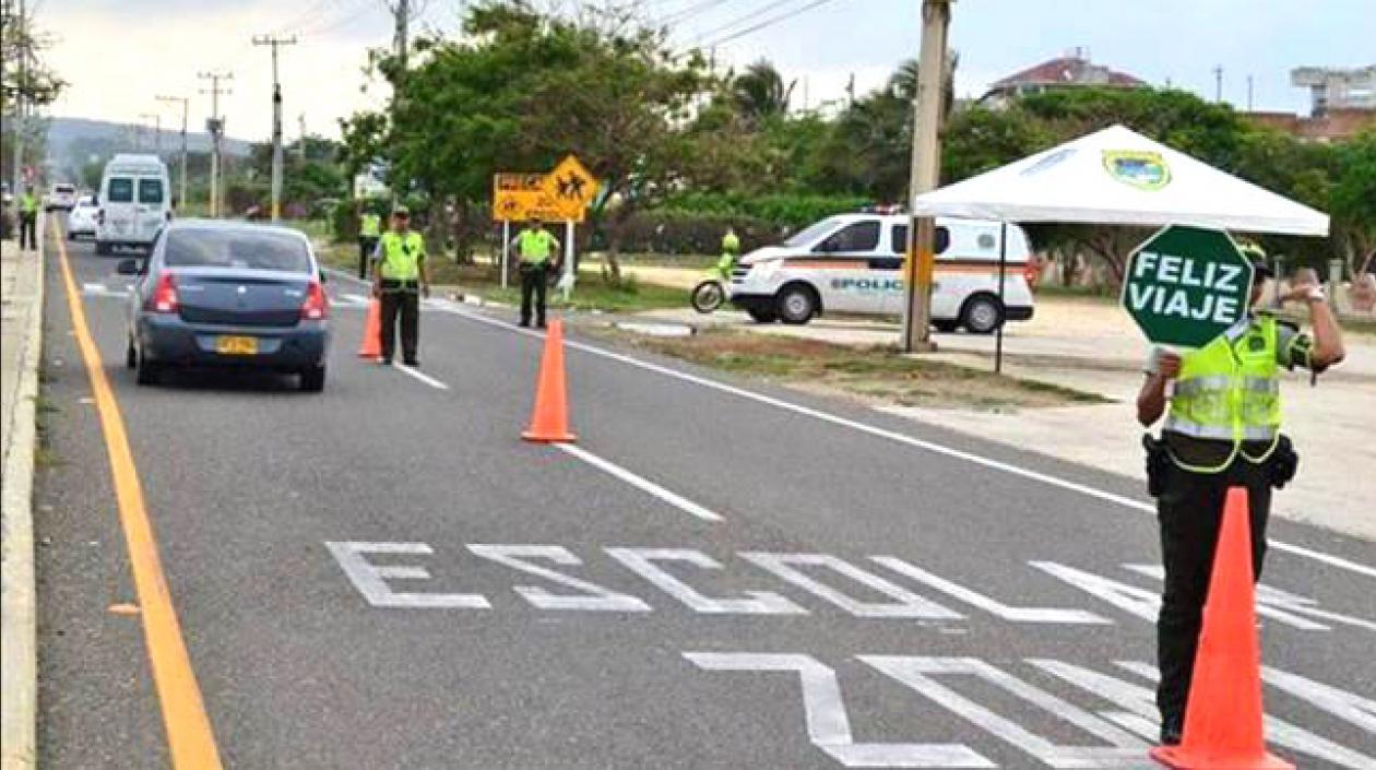 Operativos de control en las carreteras del país.