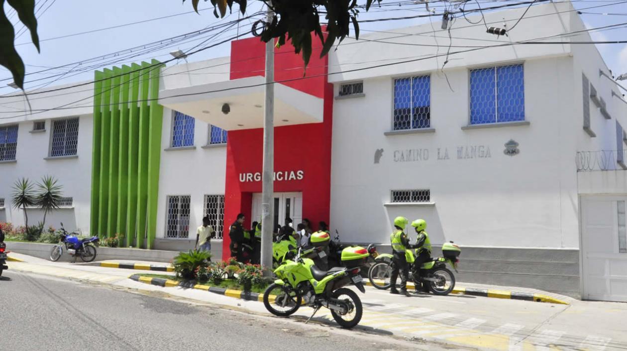 El hombre fue llevado al CAMINO La Manga.