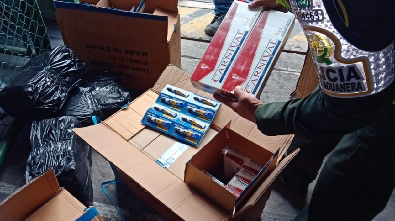 En total había 3.000 cajetillas de cigarrillos.