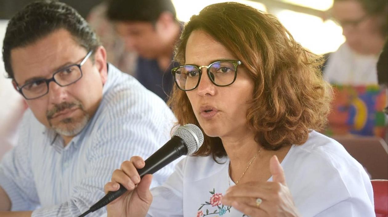 Nancy Patricia Gutiérrez, Ministra del Interior.