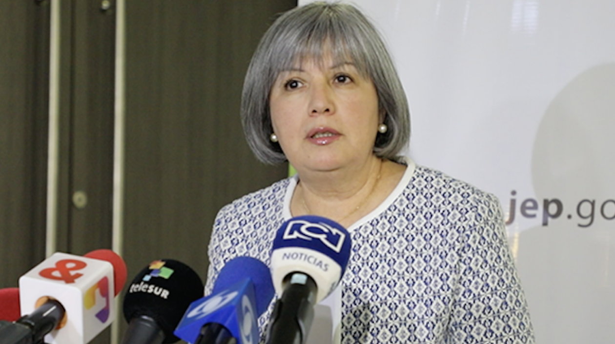 Patricia Linares, presidenta de la JEP.