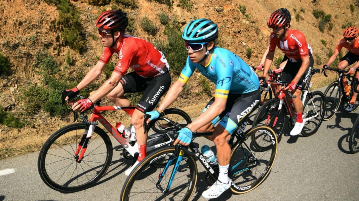 Miguel Ángel López, ciclista colombiano conocido como 'Superman'. 