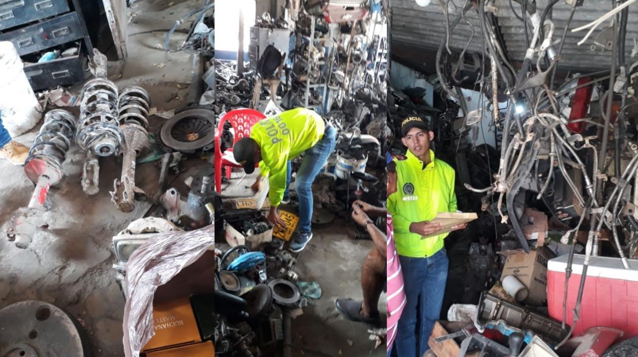 Momentos de los allanamientos.