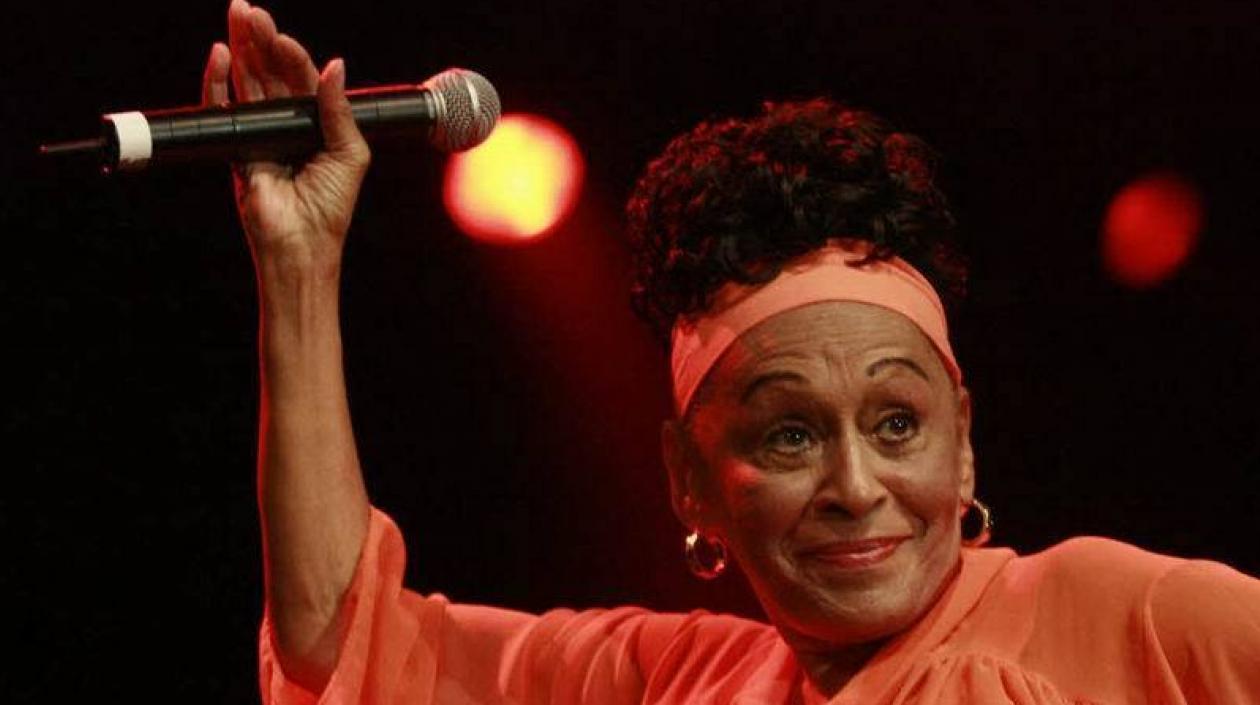 La emblemática cantante cubana Omara Portuondo.