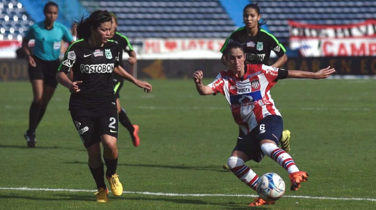 Daniela Montoya, jugadora de Junior. 