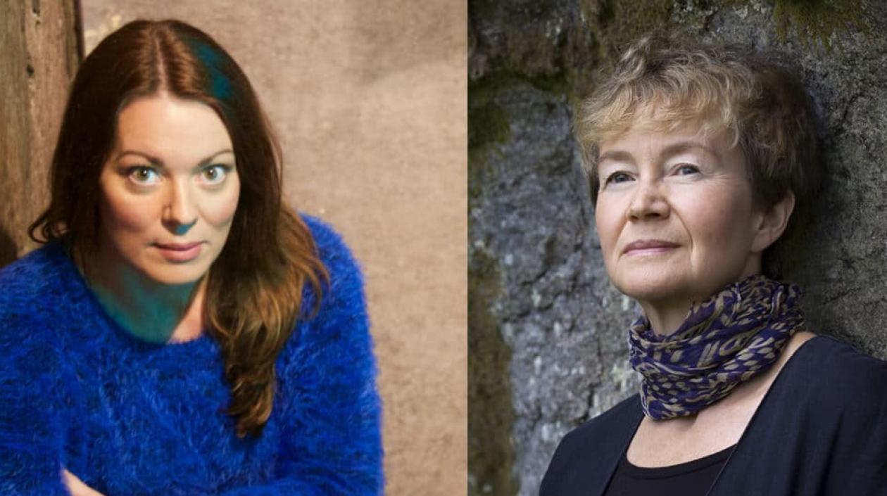 Las novelistas suecas Las novelistas Ellen Mattson y Anne Swärd.