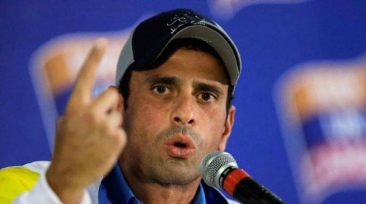 Henrique Capriles Radonski, líder opositor venezolano.