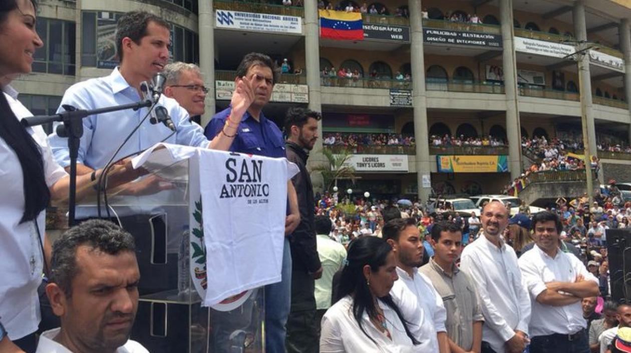 Juan Guaidó, presidente del Parlamento de Venezuela.