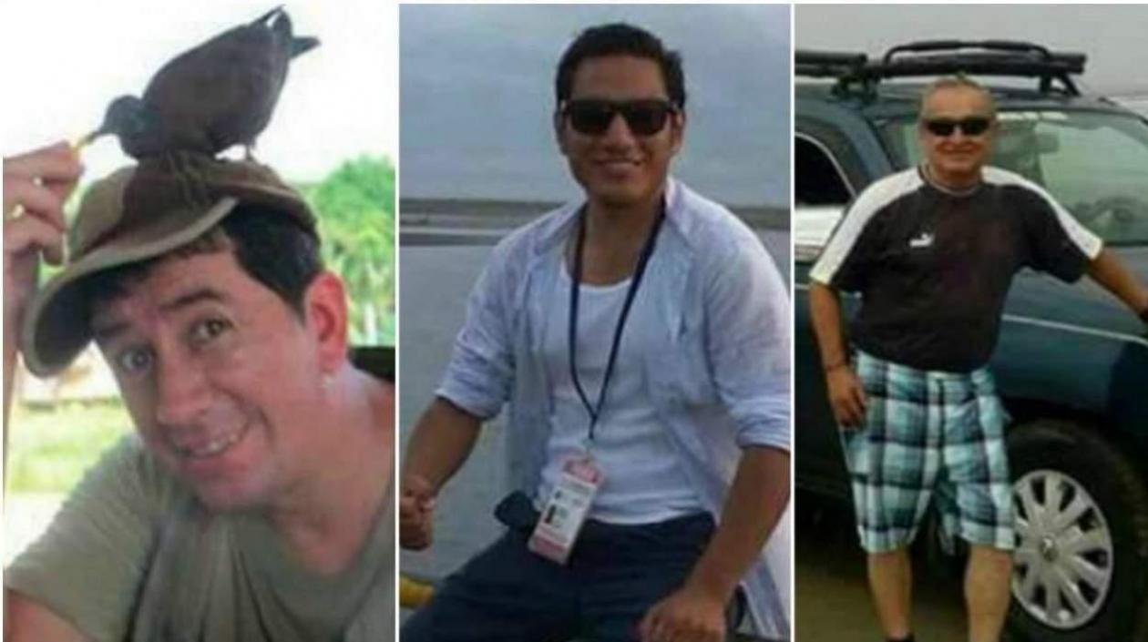 Equipo periodístico asesinado por 'Guacho'.