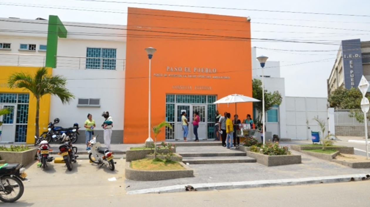 El lesionado fue llevado al Camino El Pueblo.