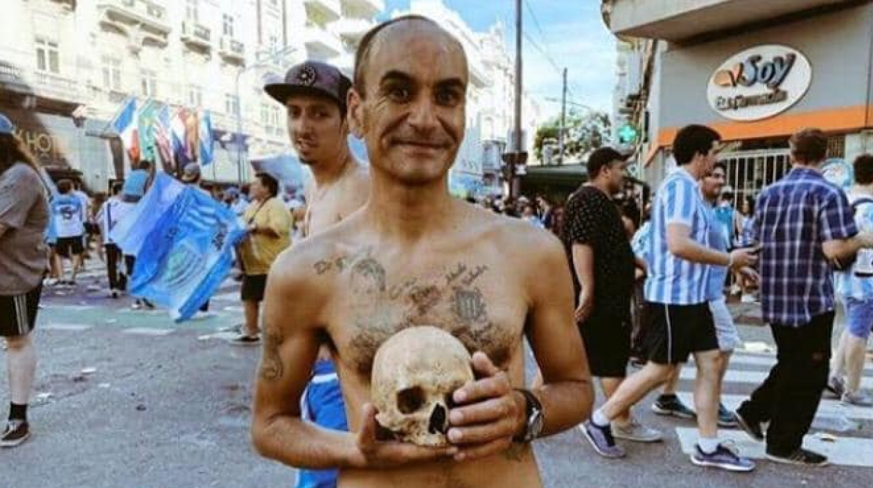 Gabriel Aranda, hincha de Racing.